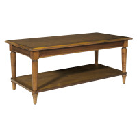 OSP Home Furnishings BNN12-GB Bandon Cocktail Table in Ginger Brown Finish